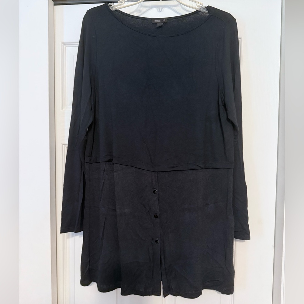 J. Jill Wearever Navy Tunic Top - Size Small
